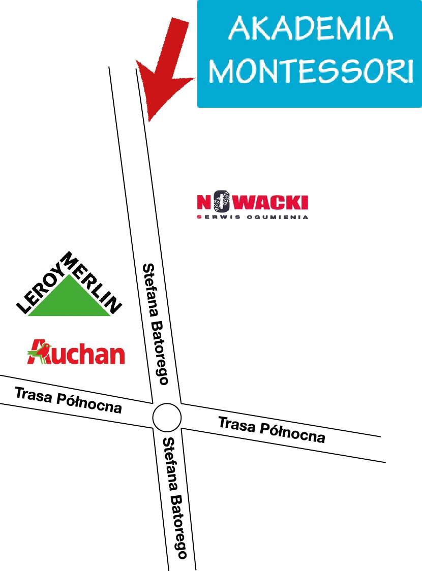 mapka akademia montessori